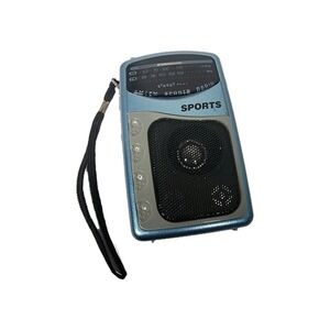 Street Beat PR35M AM FM Portable Mini Pocket‎ Radio Blue